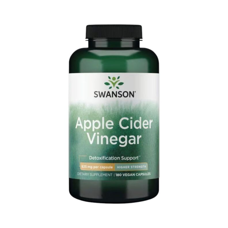 VINAGRE DE MANZANA 625MG 180 CAPSULAS VEGANAS SWANSON