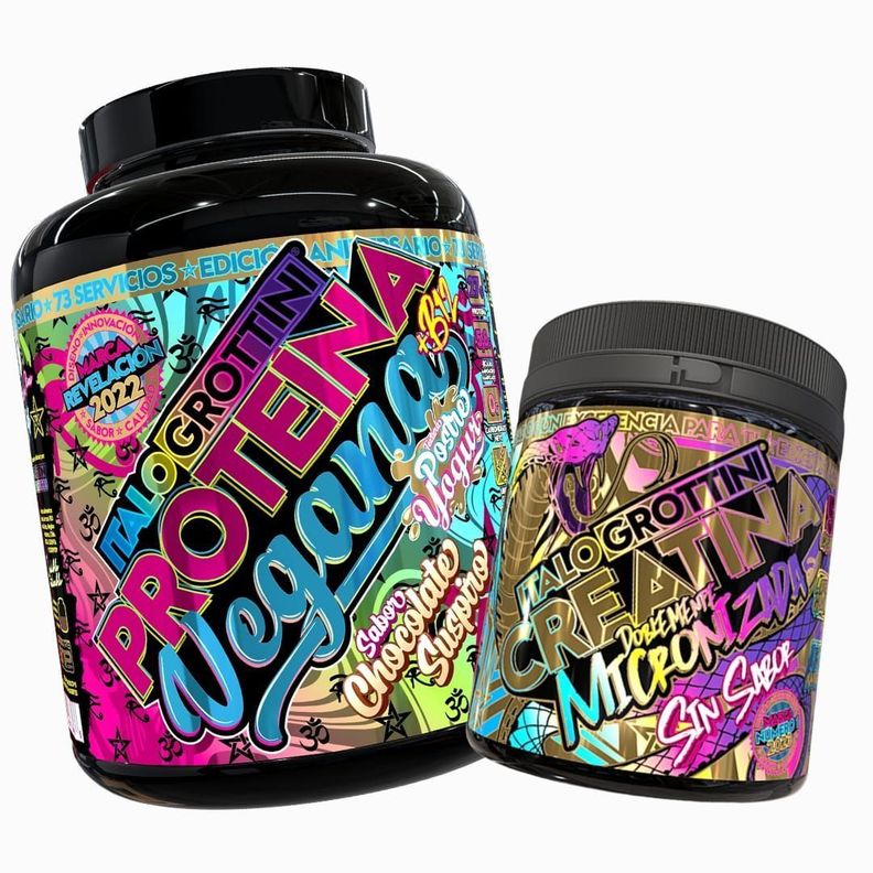 CREATINA MONOHIDRATADA 300GR PACK PROTEINA VEGANA CHOCOLATE SUSPIRO-0