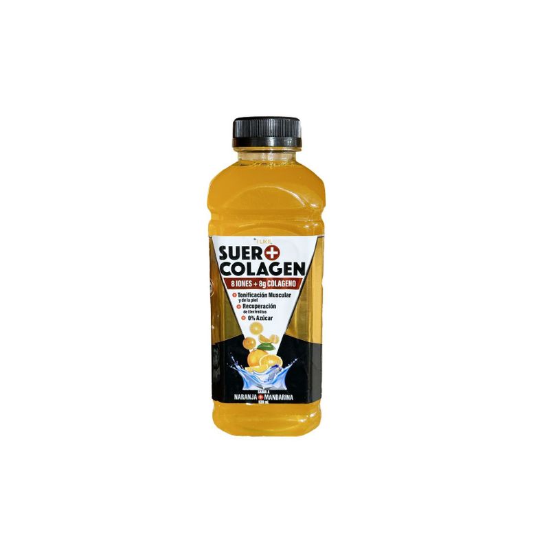 SUERO COLAGEN 8 IONES + 8G COLAGENO 630ML NARANJA MANDARINA - I LIKE-0