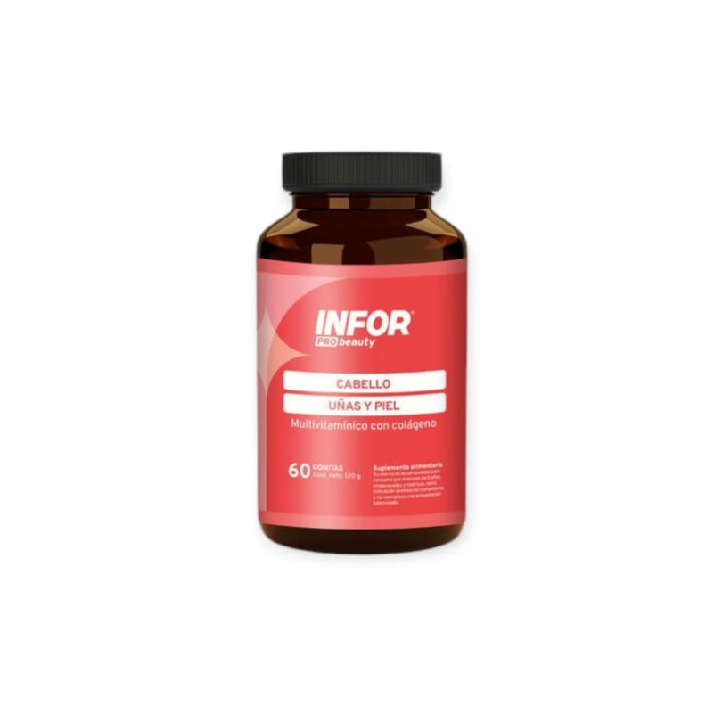 MULTIVITAMINICO PRO BEAUTY CON COLAGENO 60 GOMITAS - INFOR -0