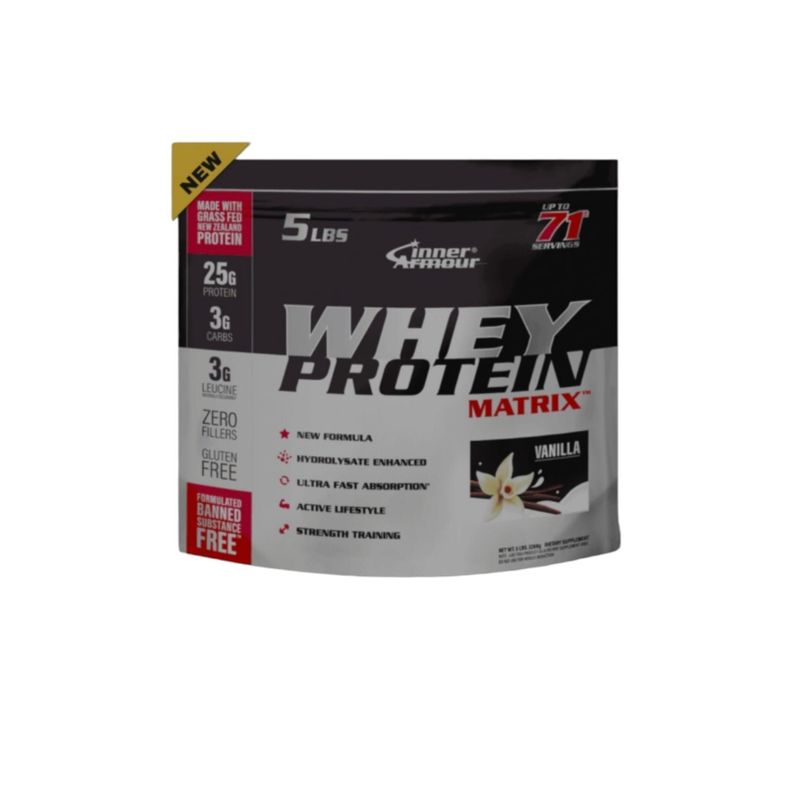PROTEINA WHEY PROTEIN MATRIX 5LBS 71 SV VAINILLA - INNER ARMOUR-0