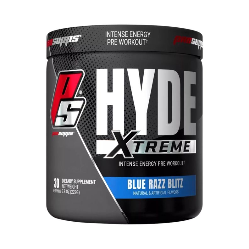 PRE ENTRENO HYDE XTREME BLUE RAZZ BLITZ 30SV 270G - PROSUPPS-0