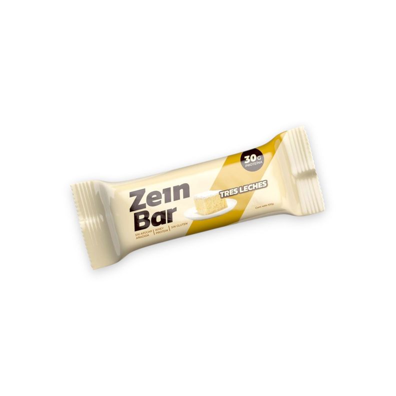 BOX DE 12 BARRAS DE PROTEINA ZEIN BAR TRES LECHES 100GR - ZEIN-1