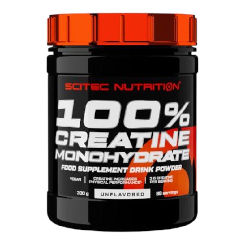 Creatina monohidrato 100 %  300gr 88sv sin sabor Scitec Nutrition-0