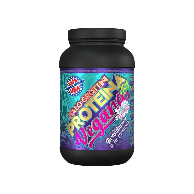 PROTEINA VEGANA 2.6LIBRAS 37SV ARANDANO A LA CREMA - ITALO GROTTINI-0