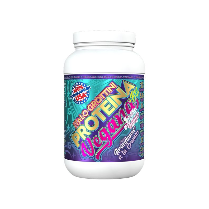 PROTEINA VEGANA 2.6LIBRAS 37SV ARANDANO A LA CREMA - ITALO GROTTINI-1