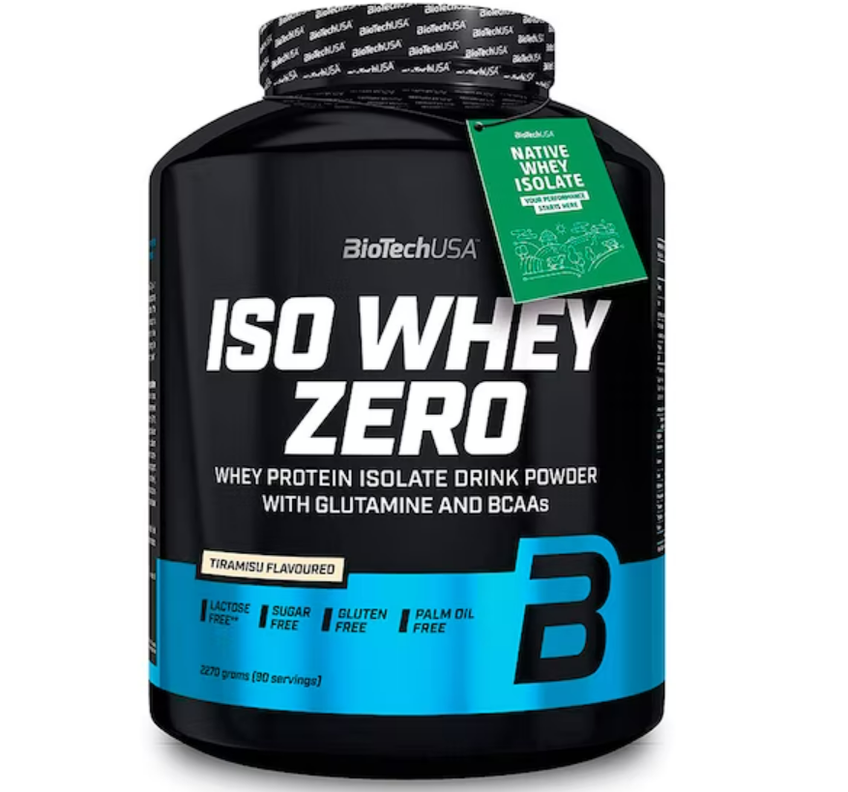 Iso Whey Zero 5 Libras Biotechusa - Tiramisú - 90 Serv-0