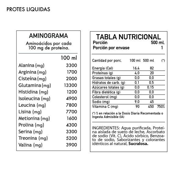 Proteína líquida  Whey Protein naranja 500 cc-1