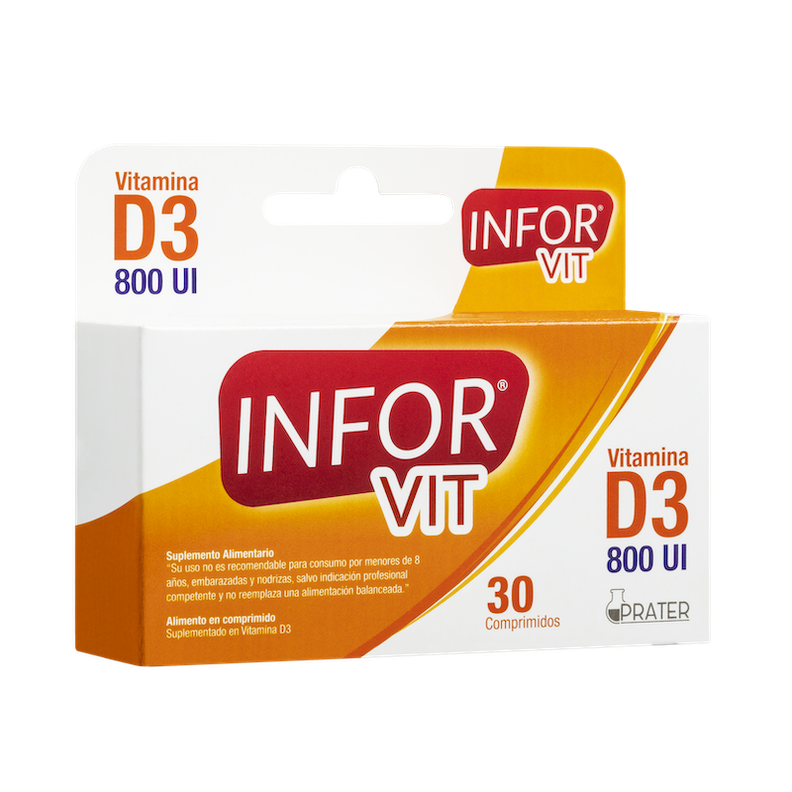 VITAMINA D3 800 UI 30 COMPRIMIDOS - INFOR-0