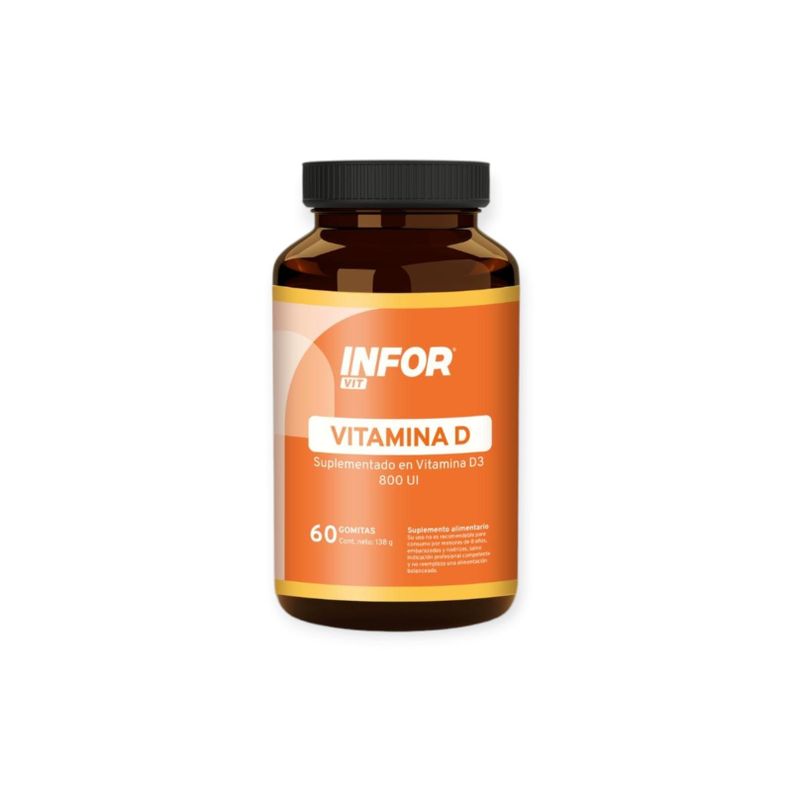 VITAMINA D3 800 UI 60 GOMITAS - INFOR -0