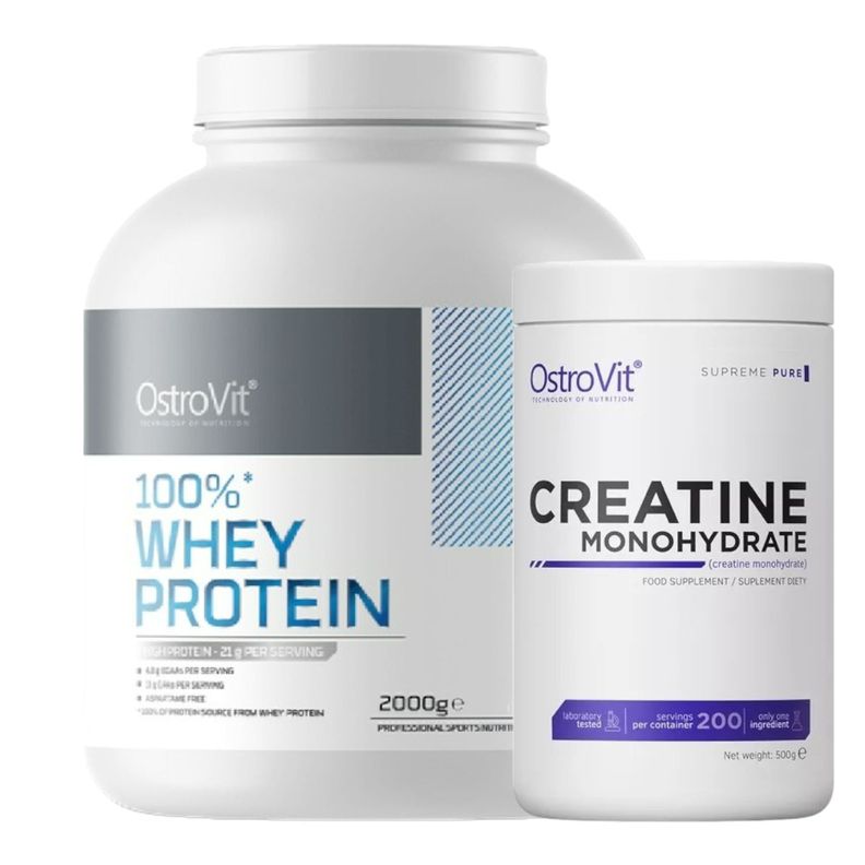 100% Whey Protein 2000gr Tiramisü + Creatina monohidratada 500gr-0
