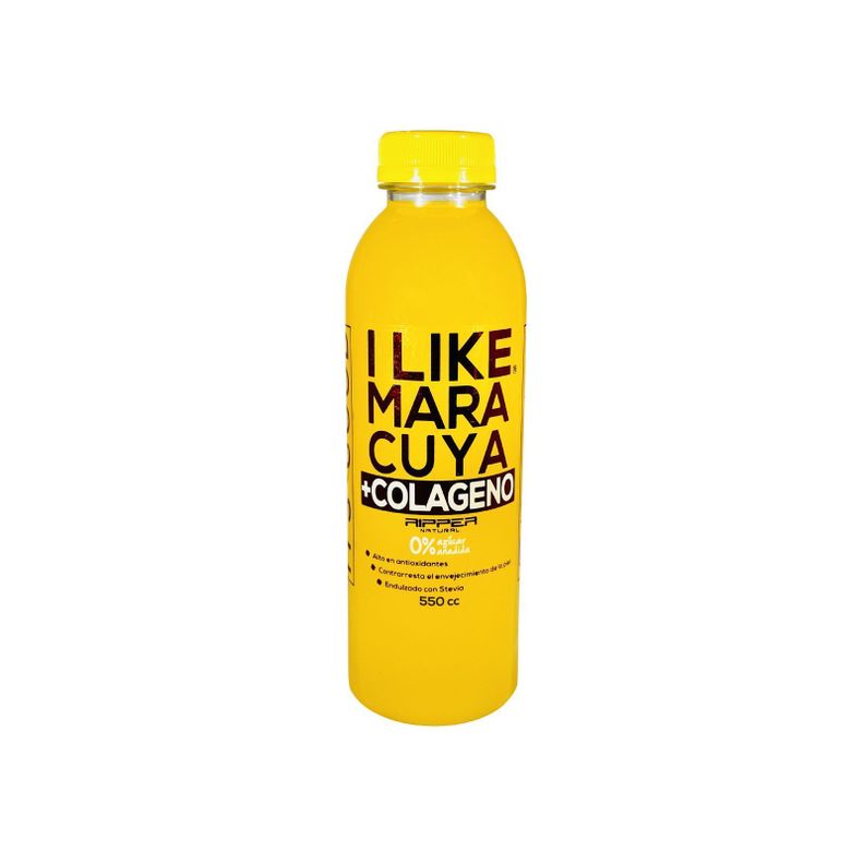 AGUA DE FRUTAS + COLAGENO 55OCC MARACUYA - I LIKE-0