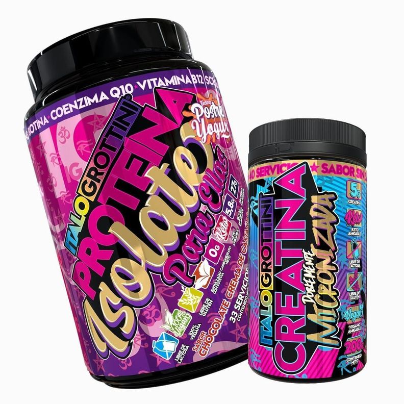 Proteína Para Ellas Castaña + Creatina 40sv sin sabor-0