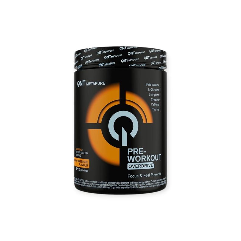 PRE- ENTRENO METAPURE OVERDRIVE 390G 30 SV MANGO MASACRE - QNT-1