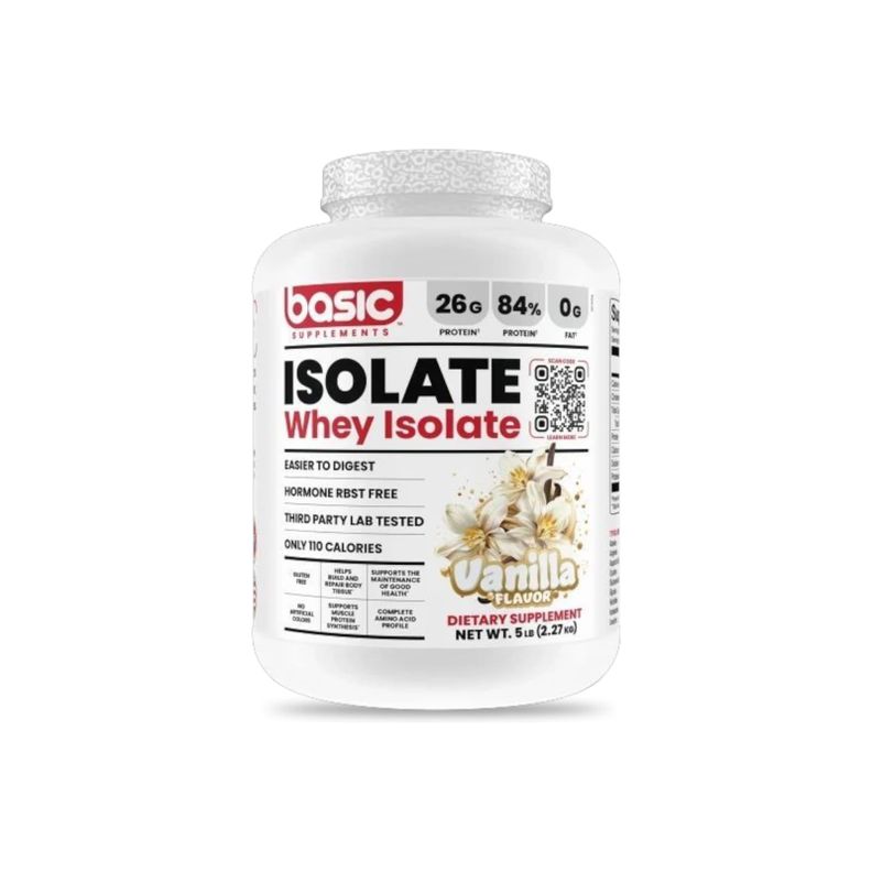 PROTEINA WHEY ISOLATE 5LBS VAINILLA - BASIC / Vainilla
