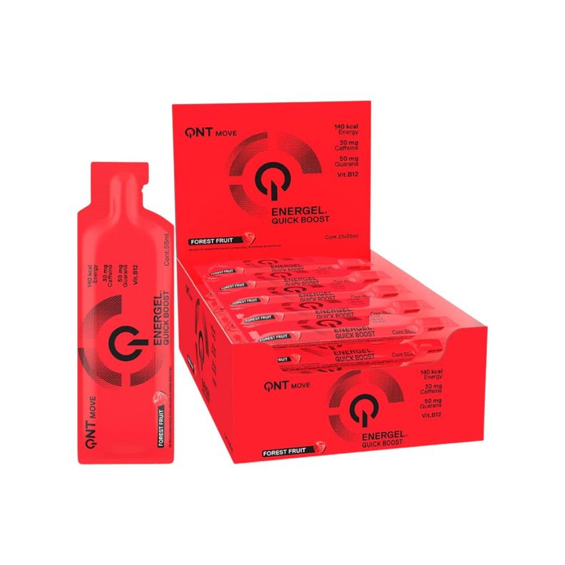 BOX 25 GELES ENERGETICOS ENERGEL QUICK BOOST LEMON LIME 55ML - QNT