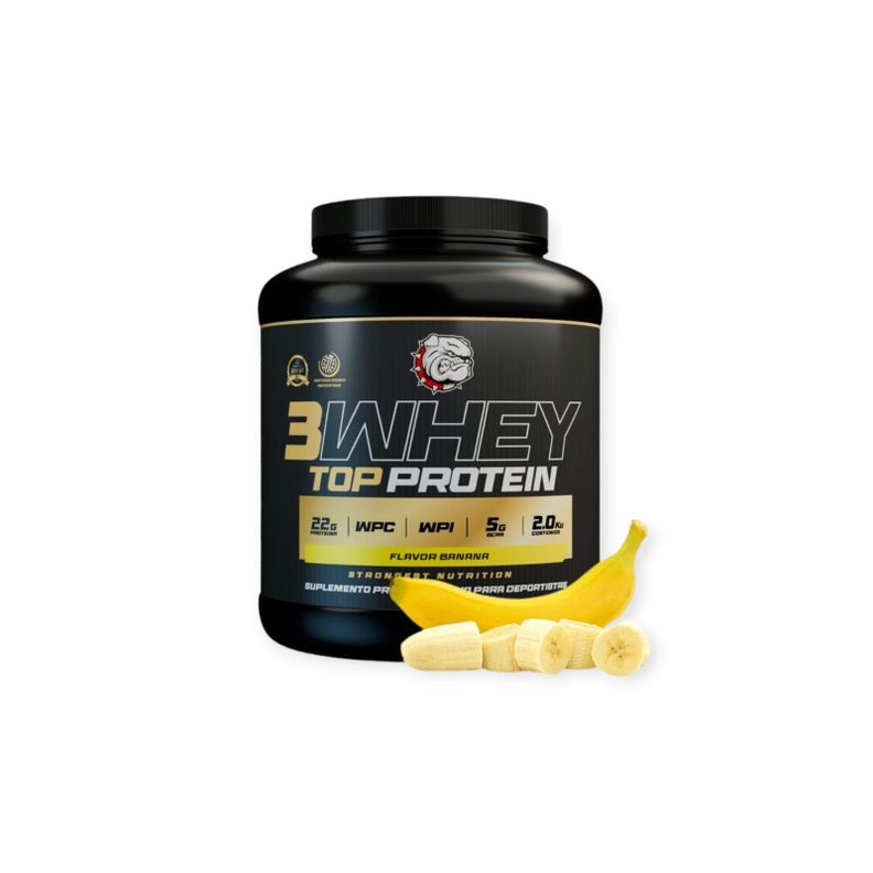 PROTEINA 3 WHEY TOP PROTEIN 2KG BANANA - STRONGEST-0
