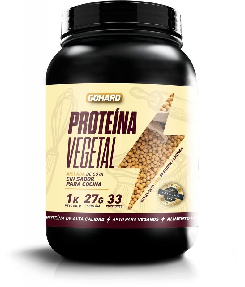 PROTEÍNA VEGETAL - 33 SERVICIOS - GOHARD SIN SABOR-0
