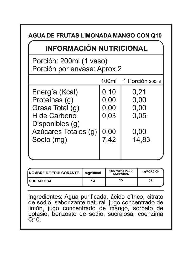 LIMONADA COENZIMA Q10 355ML LIMONADA MANGO -  I LIKE-1