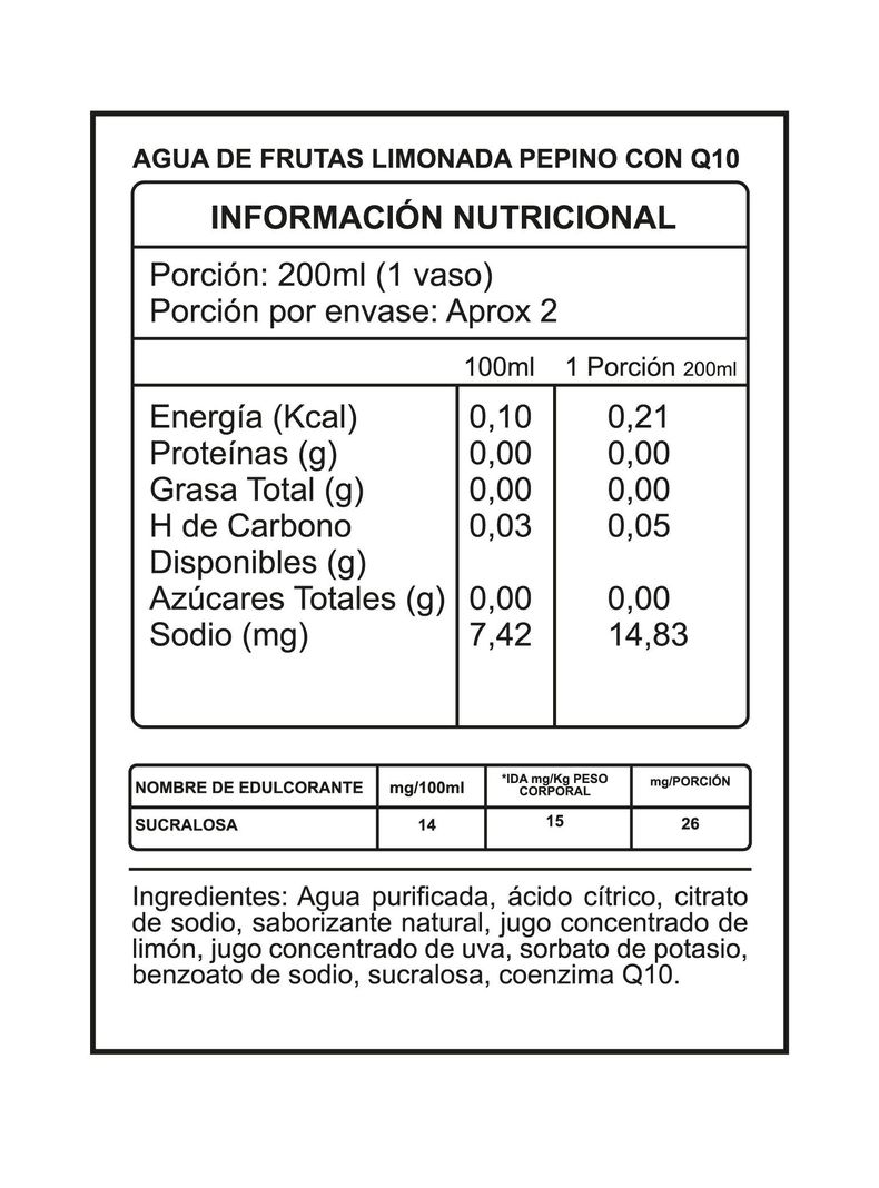 LIMONADA COENZIMA Q10 355ML LIMONADA PEPINO -  I LIKE-1