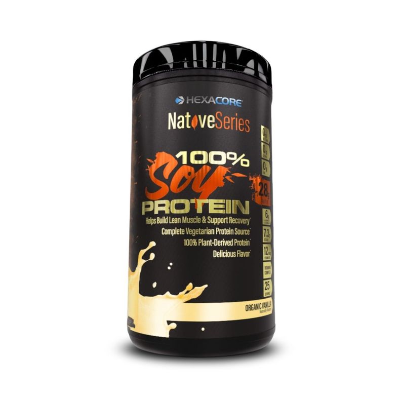 PROTEINA 100% SOY PROTEIN 2LBS 25 SV VAINILLA - HEXACORE-0
