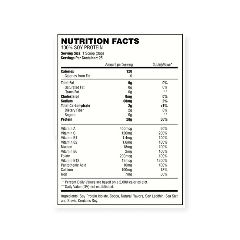 PROTEINA 100% SOY PROTEIN 2LBS 25 SV VAINILLA - HEXACORE-1