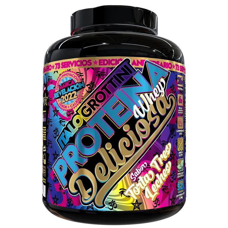 Proteina whey deliciosa torta tres leches 5lb - Italo Grottini Diseno 1