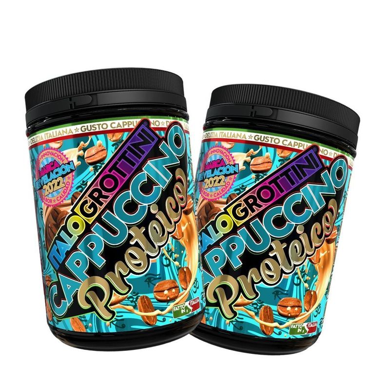 PACK 2 CAPPUCCINOS PROTEICOS 1KG C/U ITALO GROTTINI-0