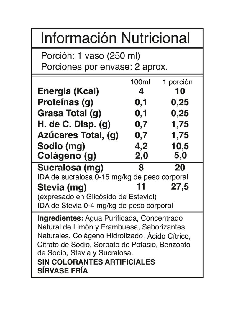 AGUA DE FRUTAS + COLAGENO 55OCC LIMONADA FRAMBUESA - I LIKE-1