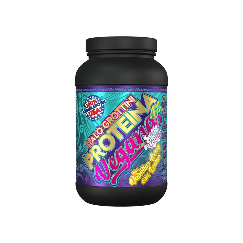 PROTEINA VEGANA 2.6LIBRAS 37SV VAINILLA ARROZ CON LECHE - ITALO GROTTINI-0
