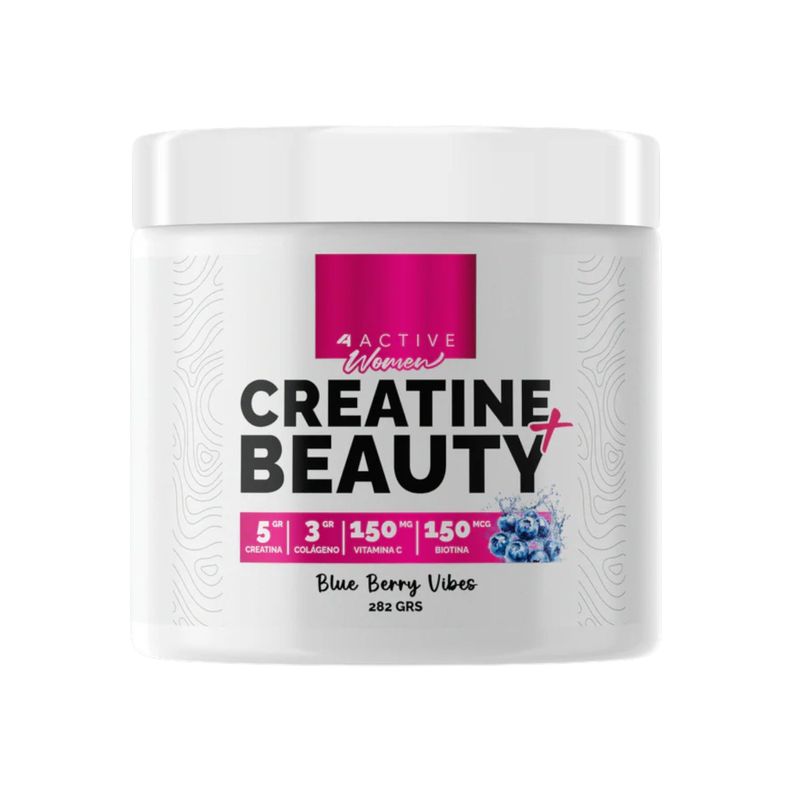 CREATINA BEAUTY 282GRS BLUEBERRY VIBES 4ACTIVE WOMEN