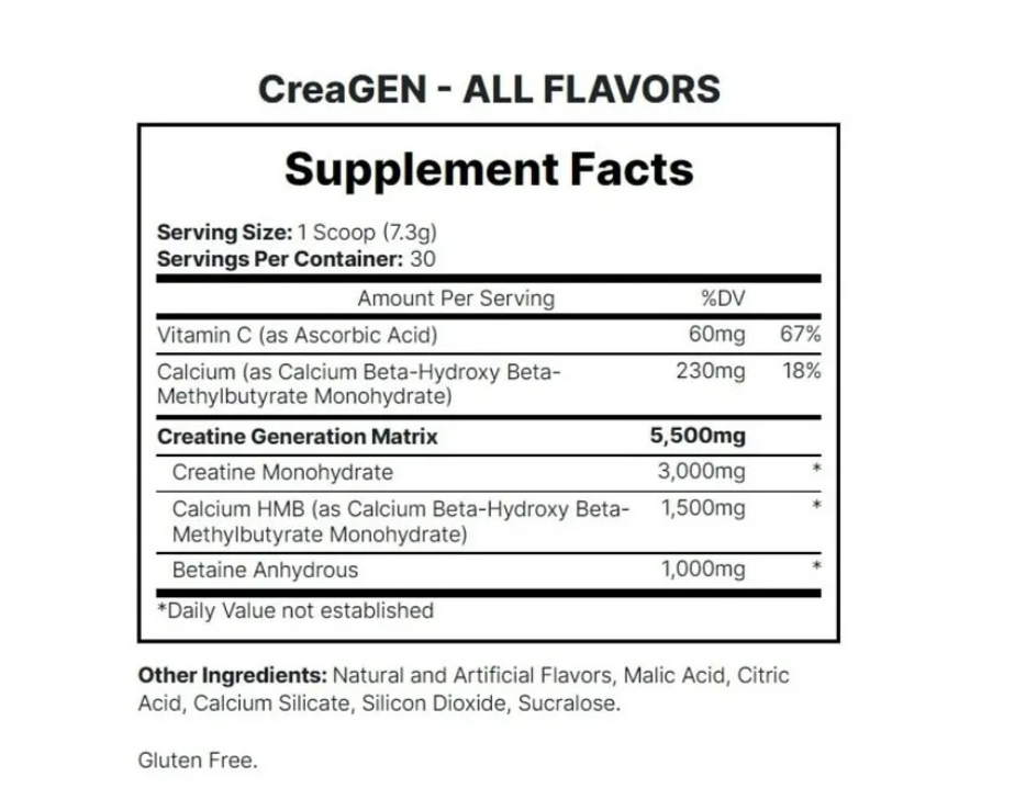Creagen / Creatina Monohidratada - 30 Servicios ROCKET POP-1
