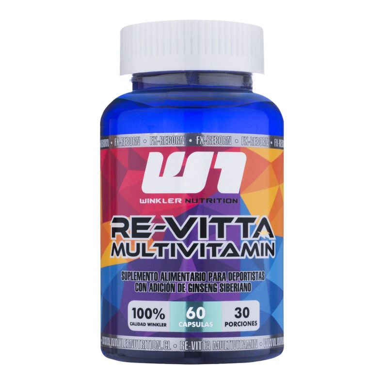 Multivitaminico Re-vitta 60 capsulas - Winkler Nutrition-0