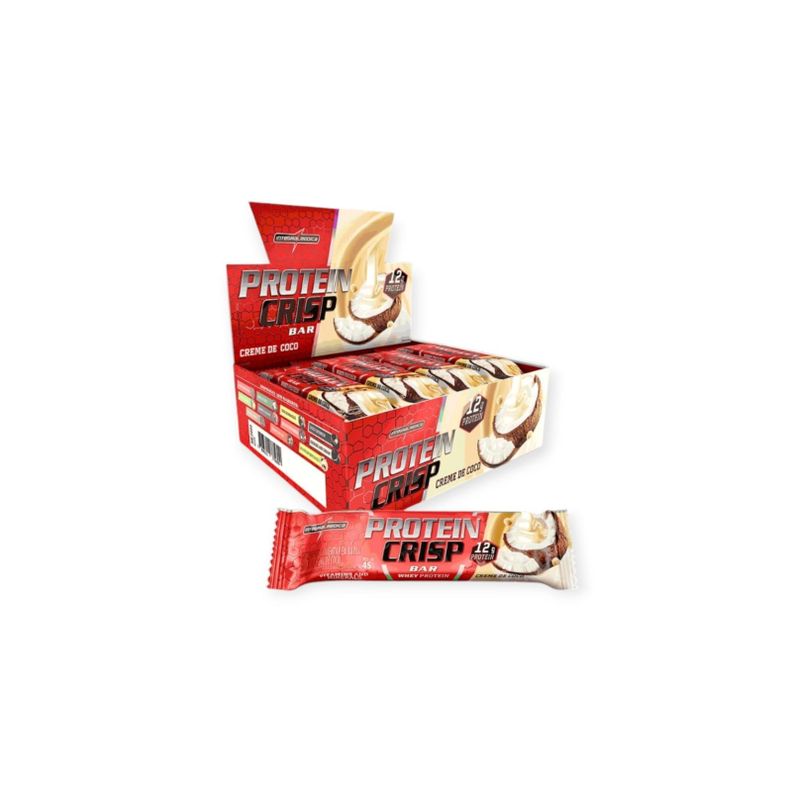 BOX 12 BARRAS PROTEIN CRIPS BAR CREMA DE COCO - INTEGRALMEDICA-0