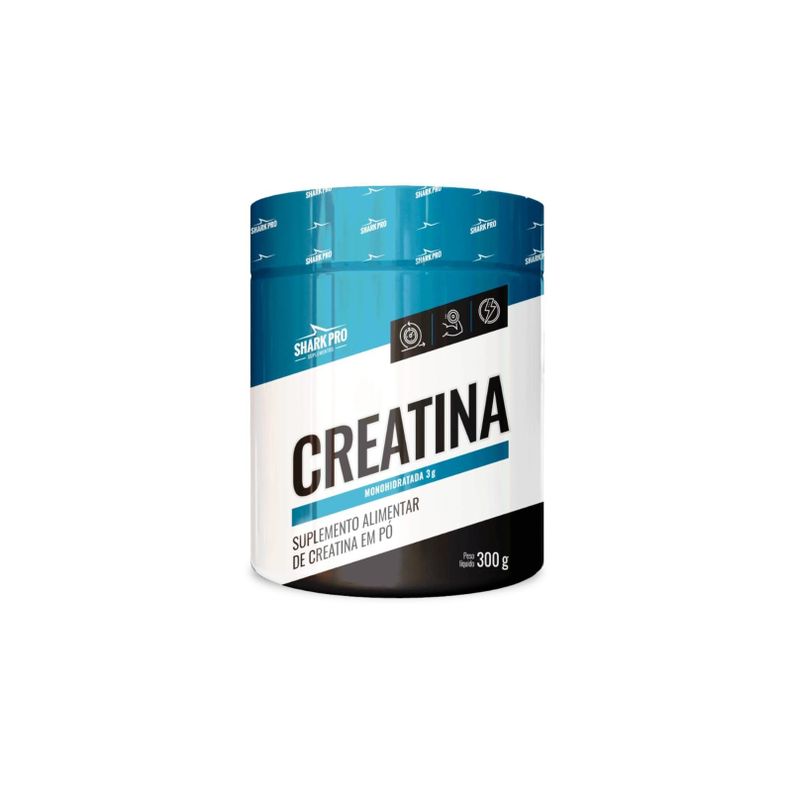 CREATINA MONOHIDRATADA 300GR SIN SABOR - SHARK PRO-0