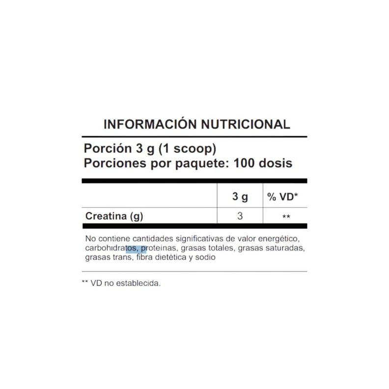 CREATINA MONOHIDRATADA 300GR SIN SABOR - SHARK PRO-1