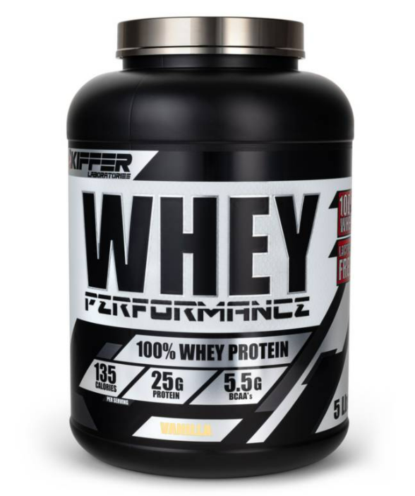 PROTEÍNA 100% WHEY PERFOMANCE - KIFFER - 5 LIBRAS VAINILLA-0