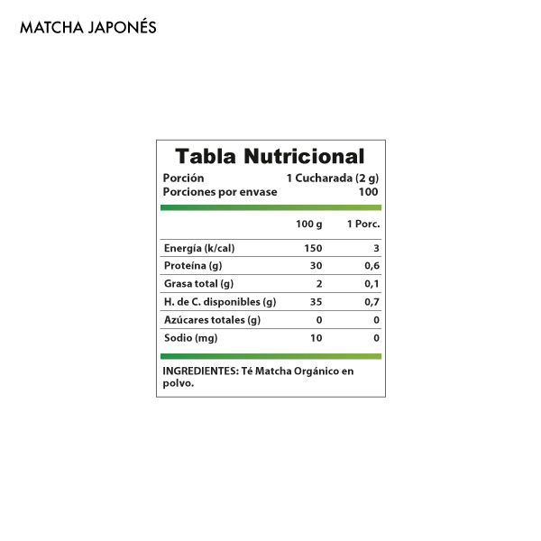 Te Matcha Orgánico Japones Revitta 200 Grs - Revitta-1