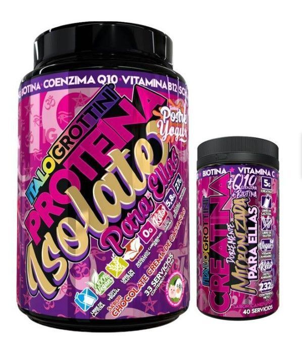 Proteína Para Ellas Castaña + Creatina 40sv Candy pop-0