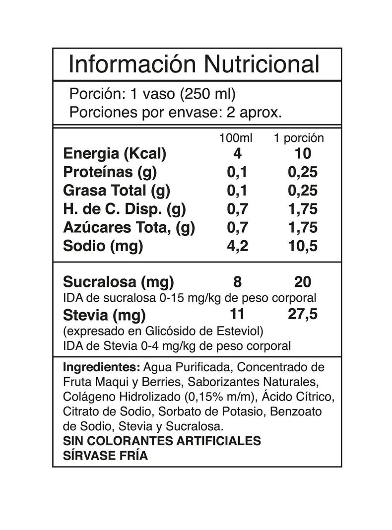 AGUA DE FRUTAS + COLAGENO 55OCC MAQUI BERRIES - I LIKE-1