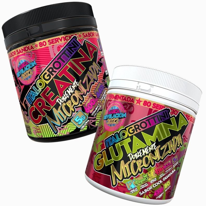 GLUTAMINA DOBLEMENTE MICRONIZADA 432G CREATINA SANDIA 440G-0