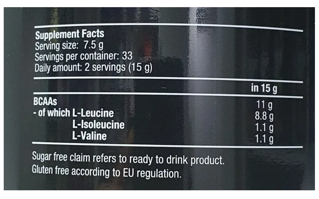 Bcaa 811 Zero Biotechusa - Peach Ice tea-1