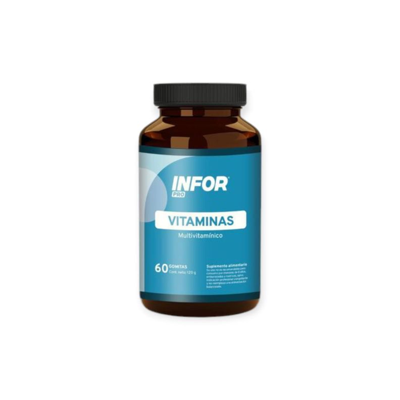 MULTIVITAMINICO VITAMINAS 60 GOMITAS - INFOR -0