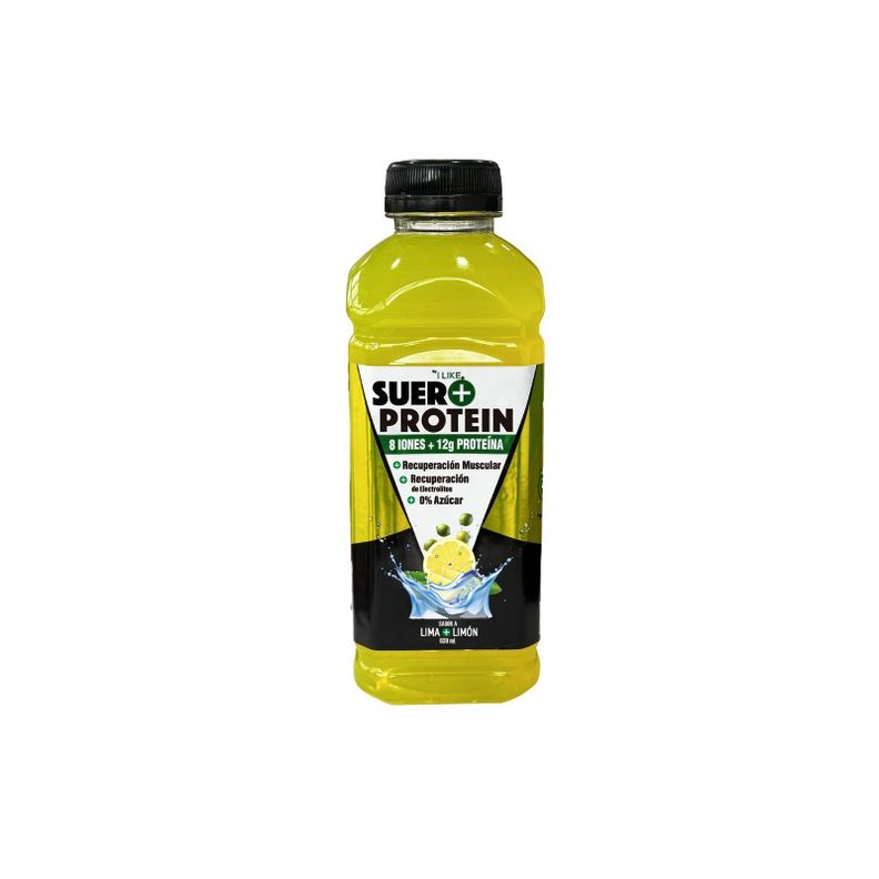 SUERO PROTEIN 8 IONES + 12G PROTEINA 630ML LIMA LIMON -  I LIKE-0
