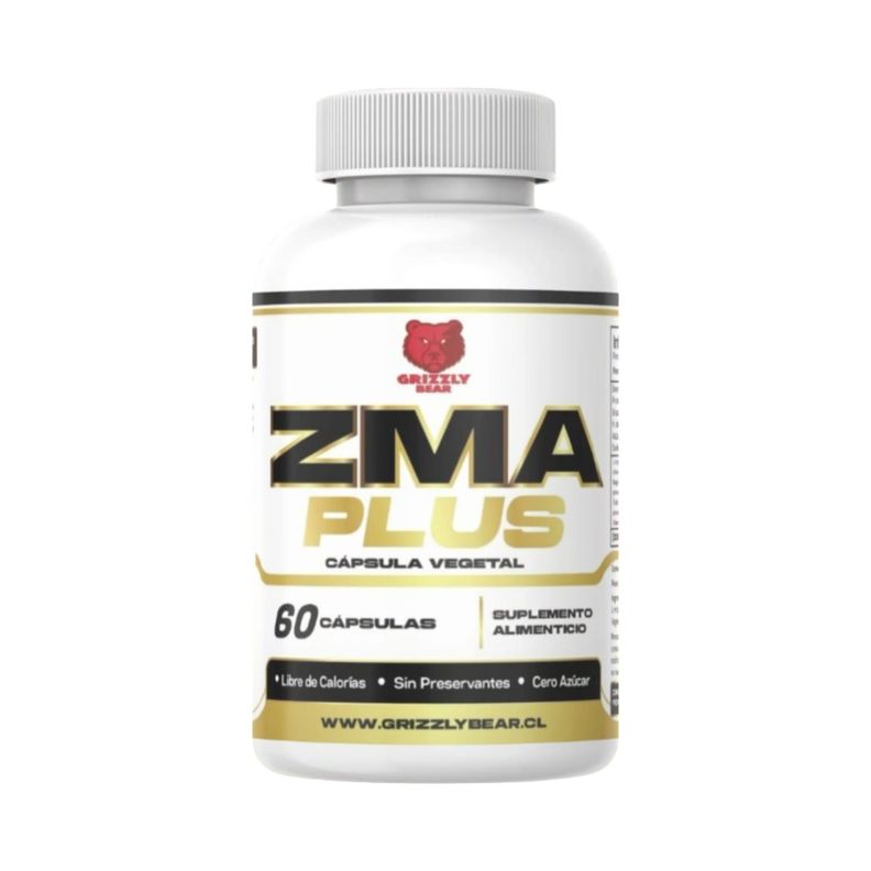 ZMA PLUS 60 CAPSULAS - GRIZZLY BEAR