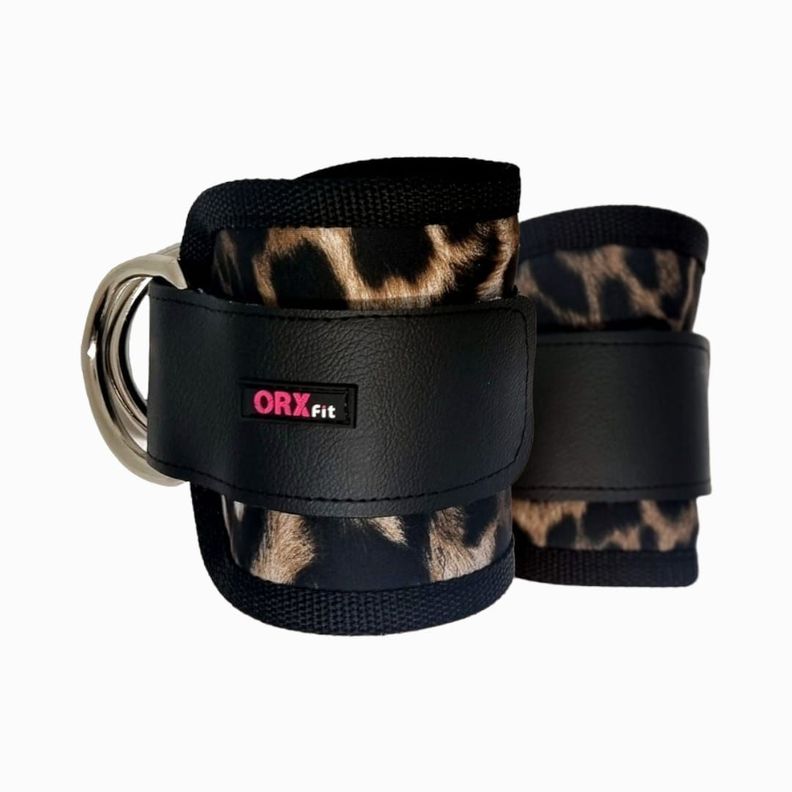 Tobilleras De Patadas De Gluteos - Orxfit - Leopard Diseno 1