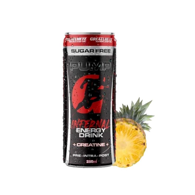 G-Energydrink Pump Infernal con creatina - Greathlete - Mango-0