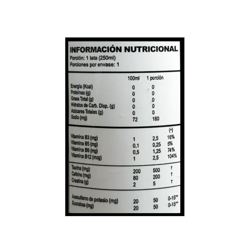 G-Energydrink Pump Infernal con creatina - Greathlete - Mango-1