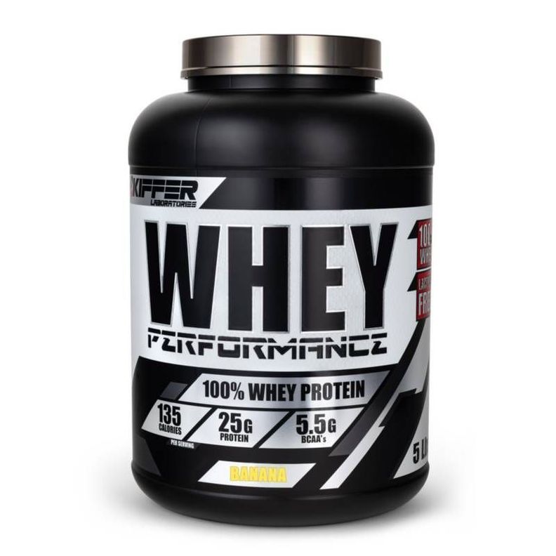 PROTEINA 100% WHEY PERFOMANCE - KIFFER - 5 LIBRAS-BANANA-0