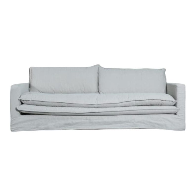 Sofa Amaro 2,0 Mts Crudo con funda-0